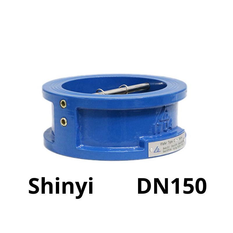 Van 1 chiều bướm Shinyi DN150 8 Van 1 chiều bướm Shinyi DN150