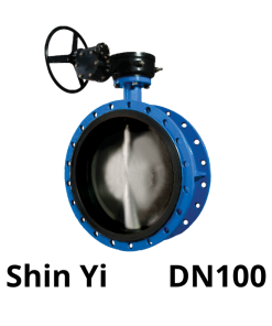 Van bướm tay quay mặt bích Shinyi DN100