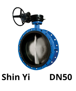Van bướm tay quay mặt bích Shinyi DN50