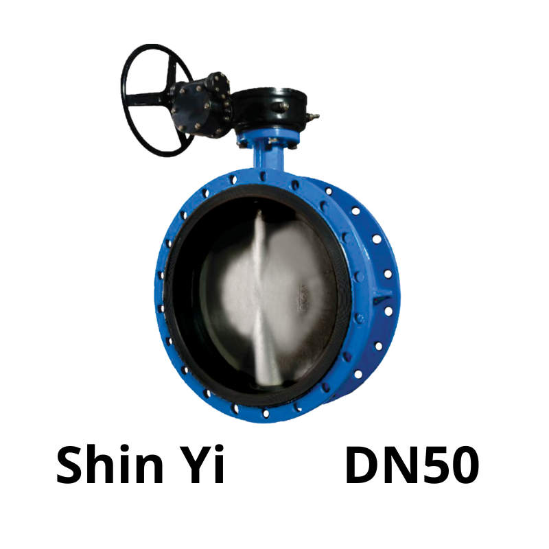 Van bướm mặt bích tay quay ShinYi DN50 4 Van bướm tay quay mặt bích Shinyi DN50