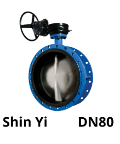Van bướm tay quay mặt bích Shinyi DN80