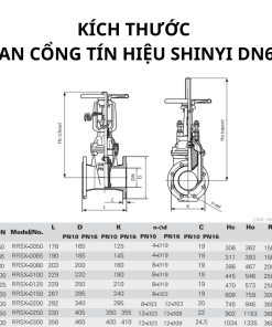 Van cổng tín hiệu ShinYi DN65 7 Van cổng tín hiệu ShinYi DN65