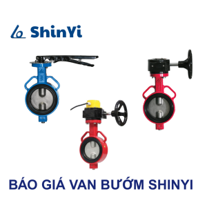 Bảng báo giá van bướm Shinyi  chính hãng